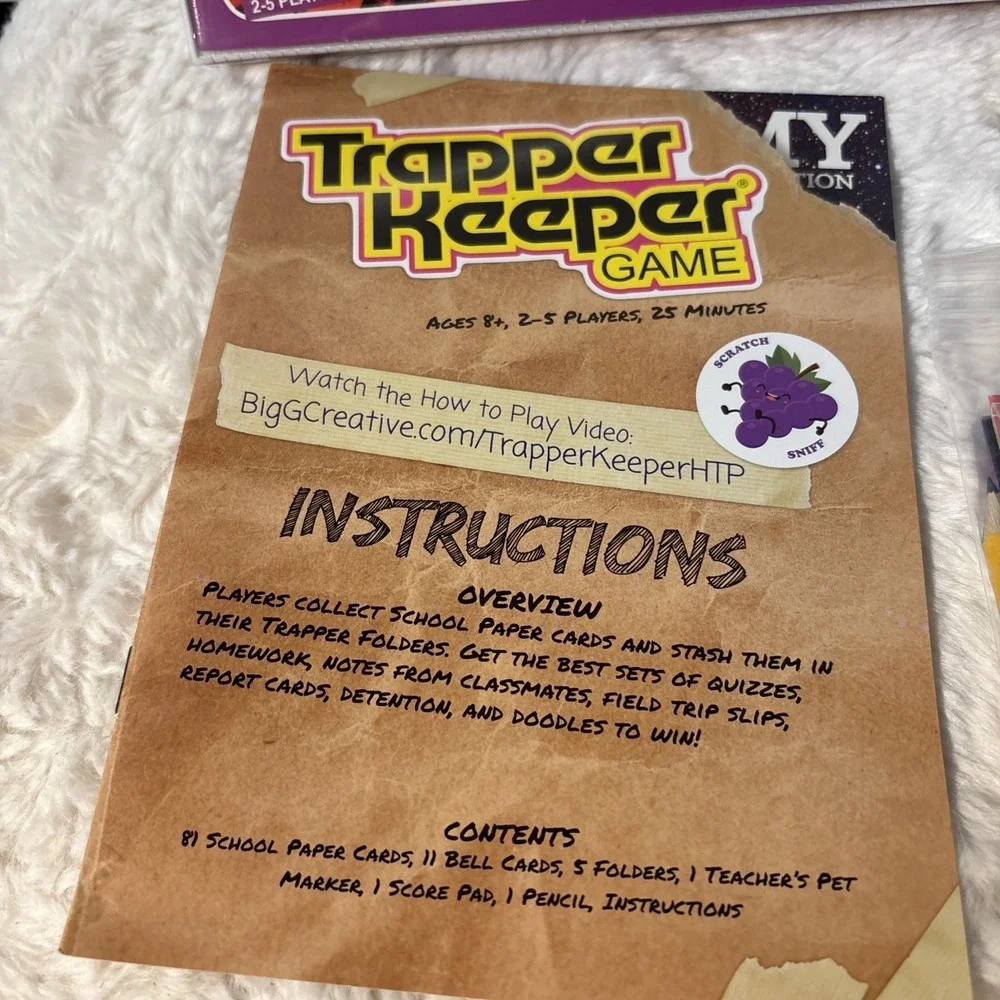 Trapper Keeper Game Sunset With Palm Trees Purple